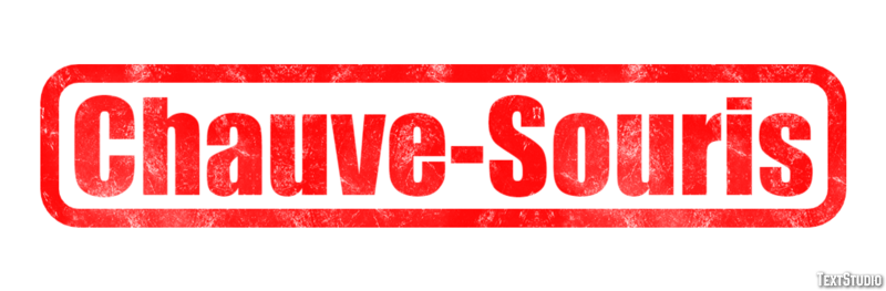 Chauve-Souris Efecto de Texto