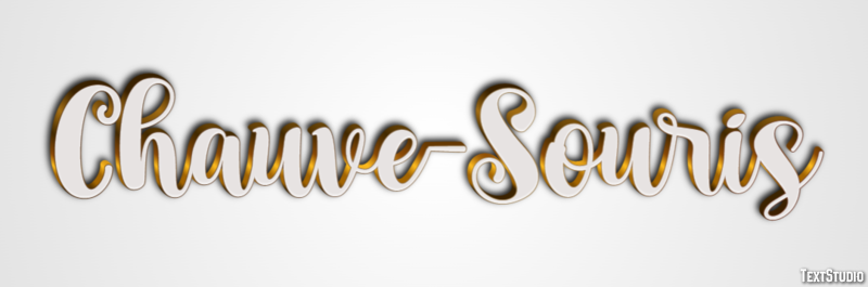 Chauve-Souris Effet de texte