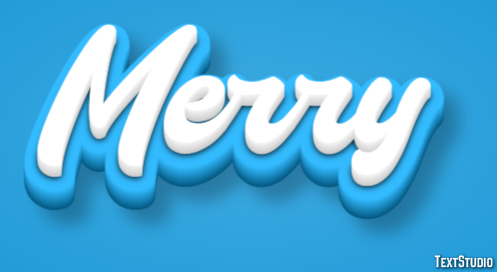 Merry Text Effect