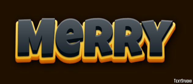 Merry Text Effect