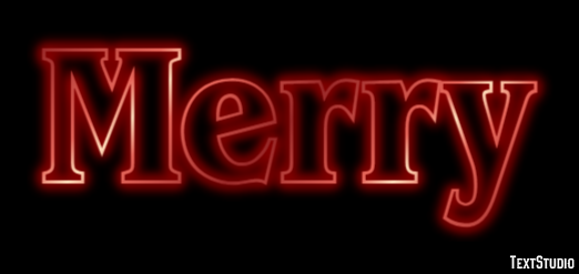 Merry Text Effect