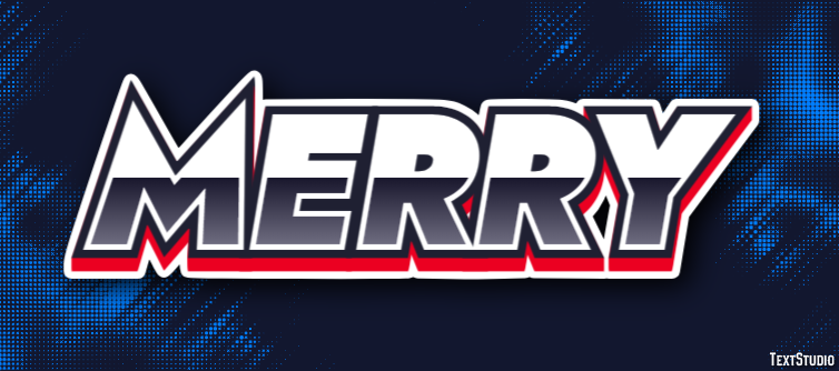 Merry Text Effect