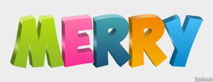 Merry Text Effect