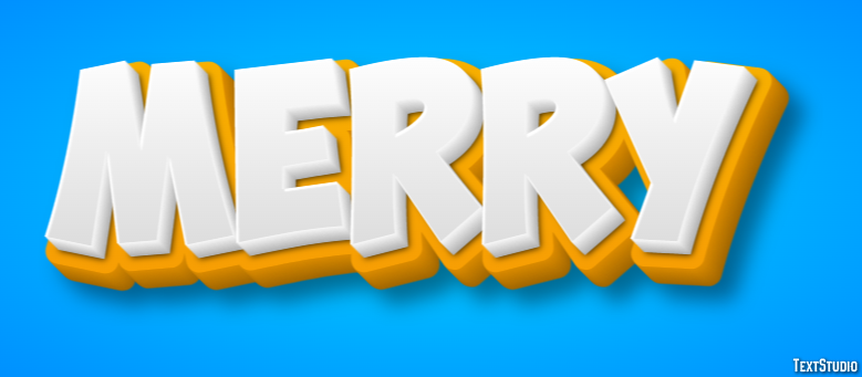 Merry Text Effect