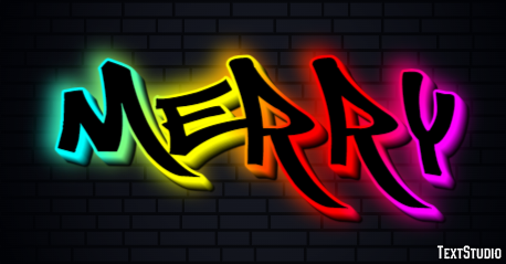 Merry Text Effect