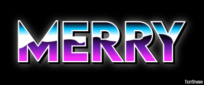 Merry Text Effect