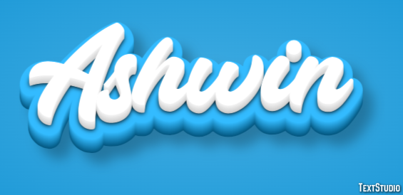 Ashwin Text Effect