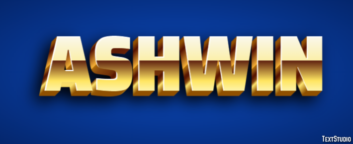 Ashwin Text Effect