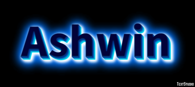 Ashwin Эффект текста