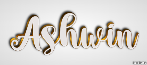 Ashwin Text Effect