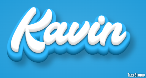 Kavin Text Effect