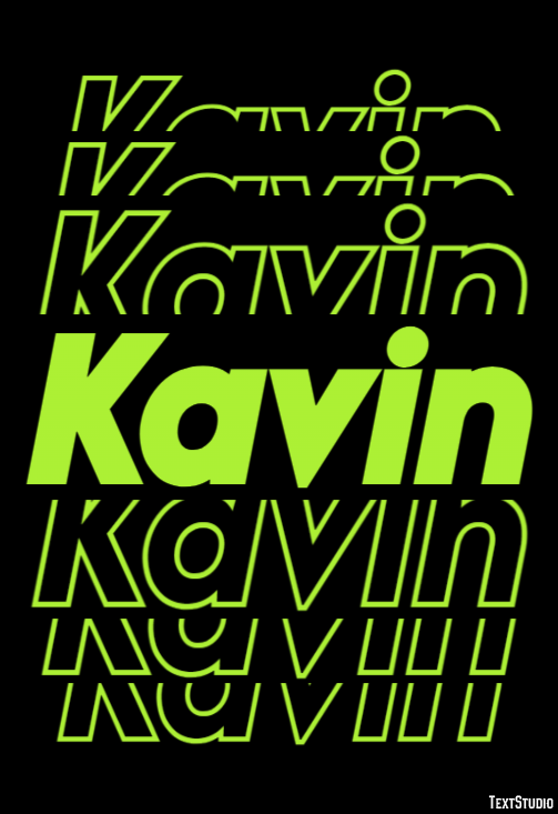 Kavin Texteffekt
