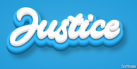 Justice テキスト効果