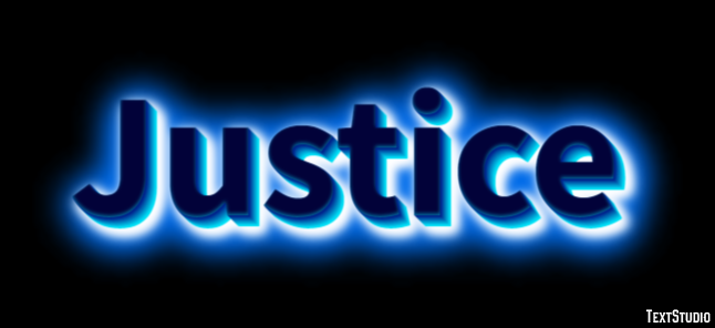 Justice Texteffekt