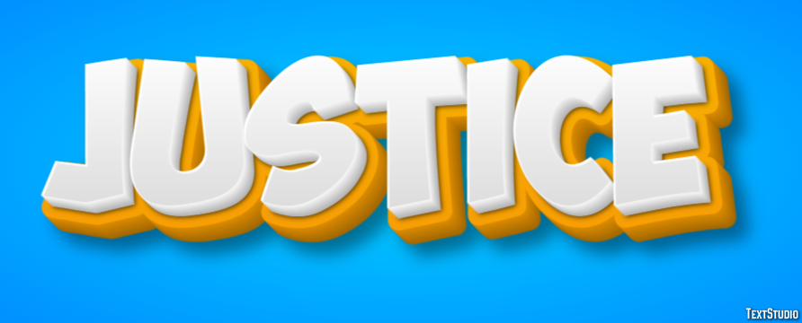 Justice Efekt tekstowy