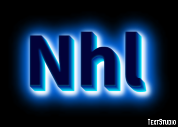 Nhl Effetto testo