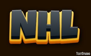 Nhl Effetto testo
