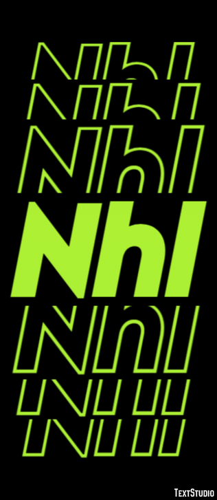 Nhl Effetto testo