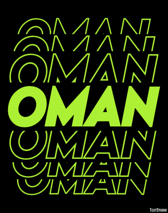 Oman Text Effect