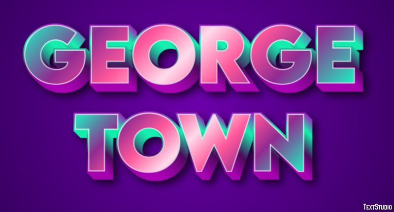 George Town Efekt tekstowy