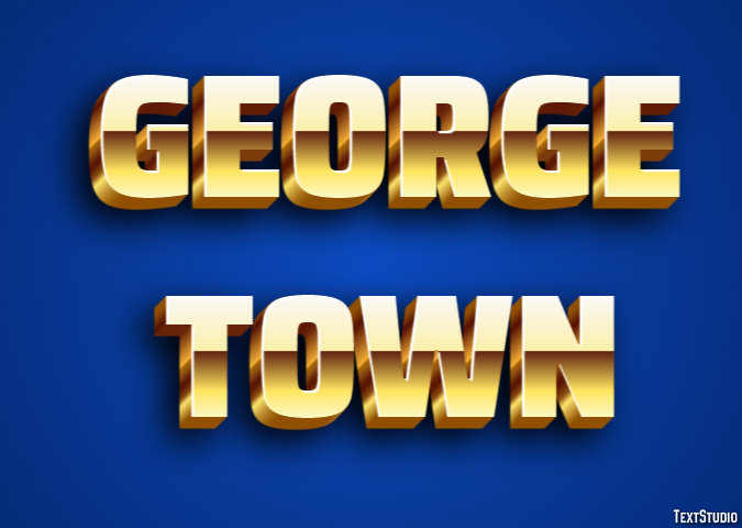 George Town Efekt tekstowy