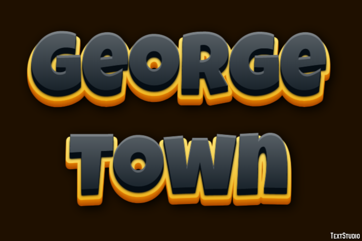 George Town Efekt tekstowy