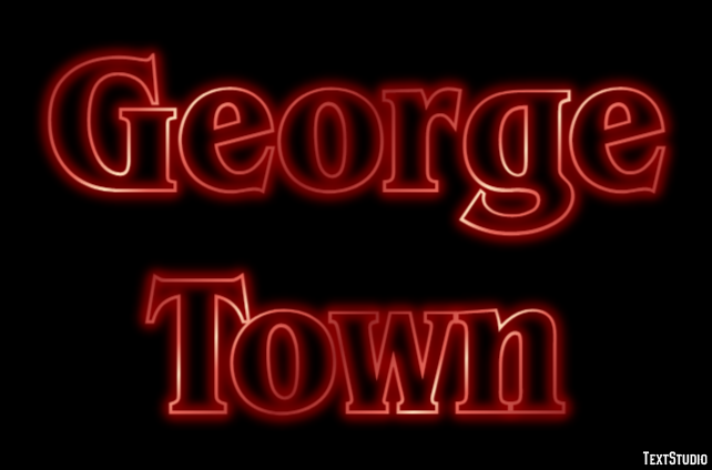 George Town Efekt tekstowy