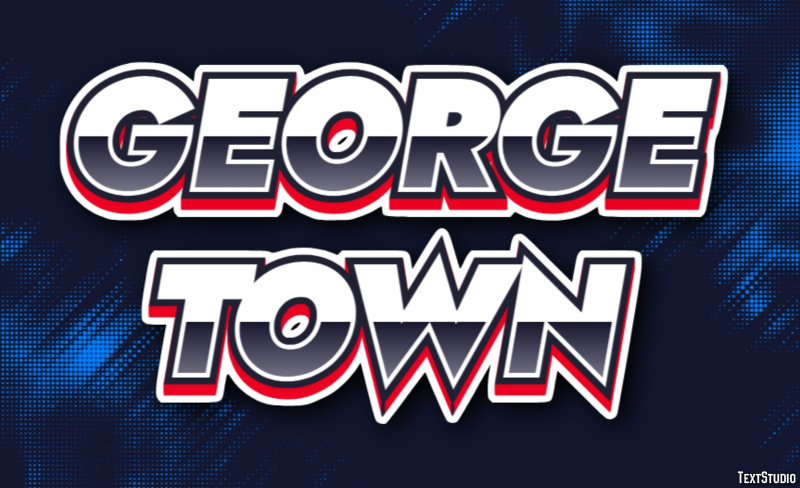 George Town Text Effect