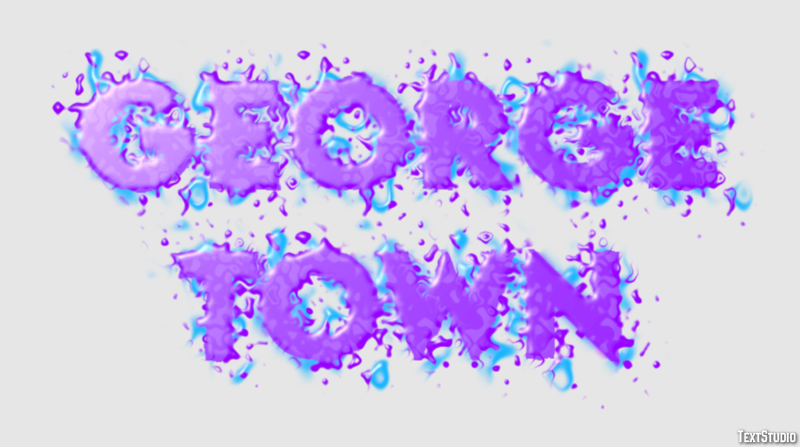 George Town Effetto testo