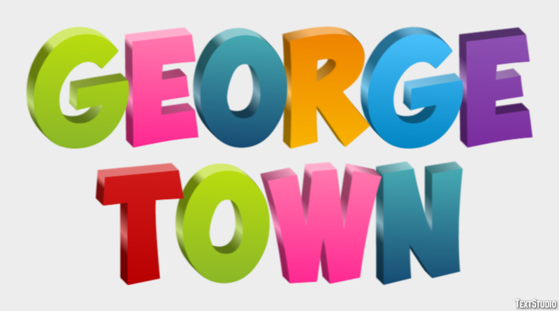 George Town Tekst Effect