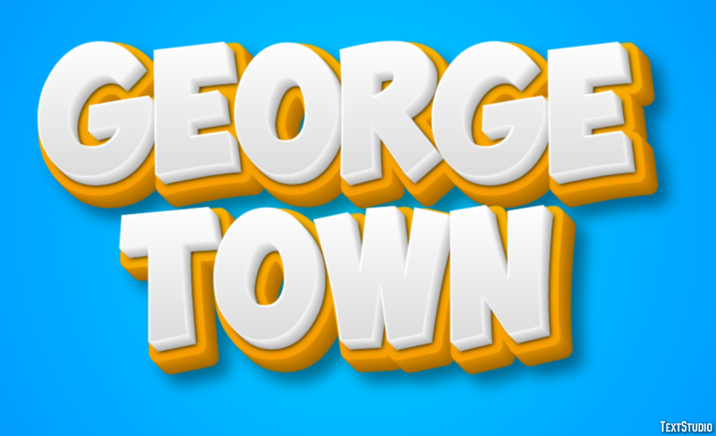 George Town Efekt tekstowy