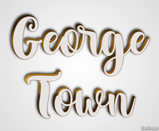 George Town Efekt tekstowy