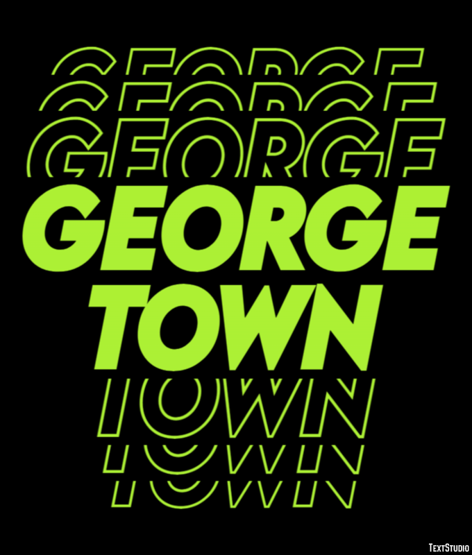 George Town Efekt tekstowy