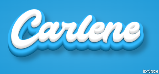 Carlene テキスト効果