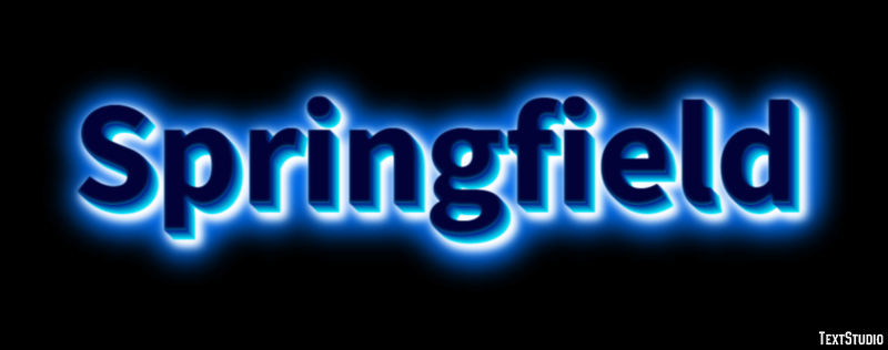Springfield Text Effect