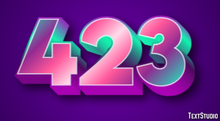 423 Text Effect