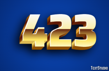 423 Text Effect