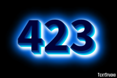 423 Text Effect