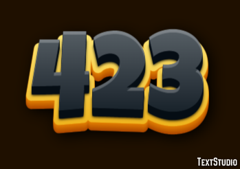 423 Text Effect