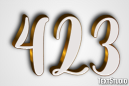 423 Text Effect