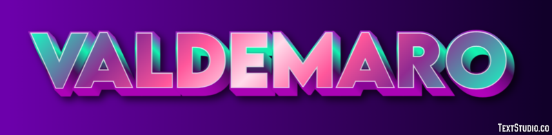 Valdemaro Text Effect