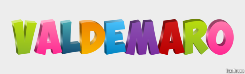 Valdemaro Text Effect