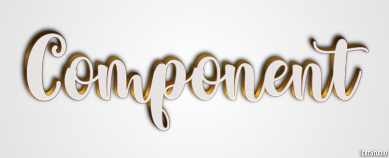 Component Text Effect