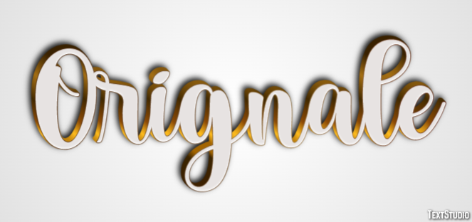 Orignale Effetto testo