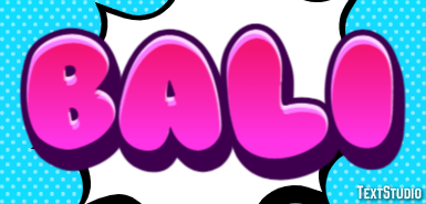 Bali Text effect