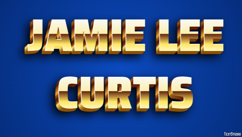Jamie Lee Curtis Efeito do texto
