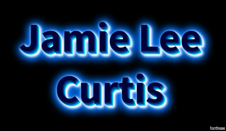 Jamie Lee Curtis Efeito de texto
