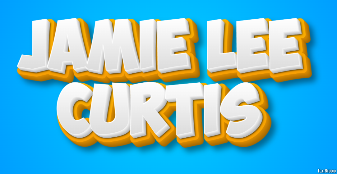 Jamie Lee Curtis Efeito do texto