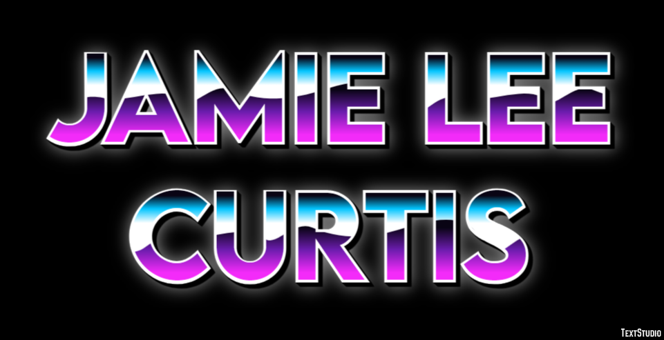 Jamie Lee Curtis Efeito do texto