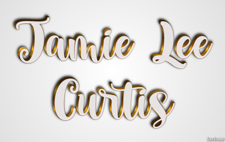 Jamie Lee Curtis Text Effect